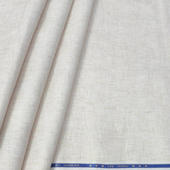 Trouser Fabric Donear Premium 60Lea  100% Linen Slub Dobby Colour Ash Brown