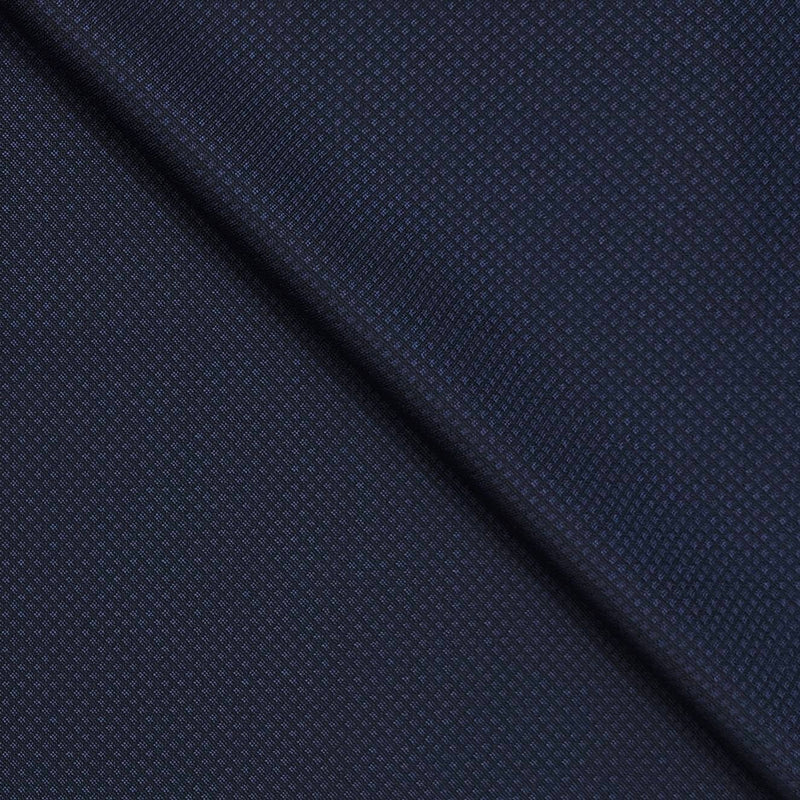 Trouser Fabric Reid & Taylor Super 150s Count 58%Wool Dobby Color Blackish Blue
