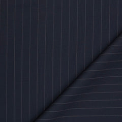 Trouser Fabric Reid & Taylor Super 150s Count 80%Wool Lining Color Midnight Blue