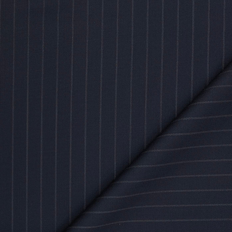 Trouser Fabric Reid & Taylor Super 150s Count 80%Wool Lining Color Midnight Blue
