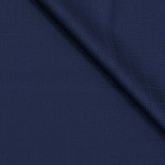 Trouser Fabric Reid & Taylor Super 150s Count 58%Wool Check Color Dark Blue