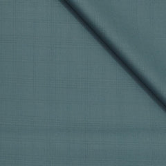 Trouser Fabric Reid & Taylor Super 130s Count 70%Wool Check Color Viridian Green