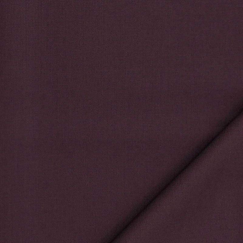 Trouser Fabric Reid & Taylor Super 130s Count 70%Wool Slub Color Maroon