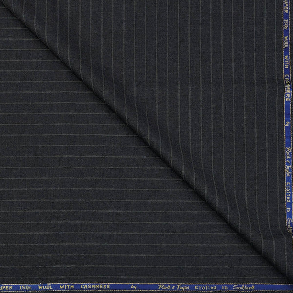 Trouser Fabric Reid & Taylor Super 150s Count 80%Wool Lining Color Black