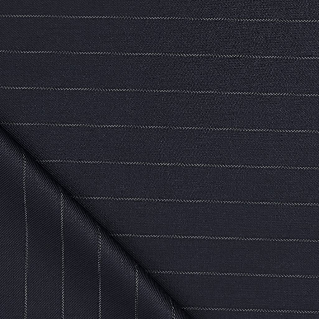 Double waist Suit Fabric Raymond Broad Lining Dark Blue Coat N Plain Off White Italian Pant Fabric