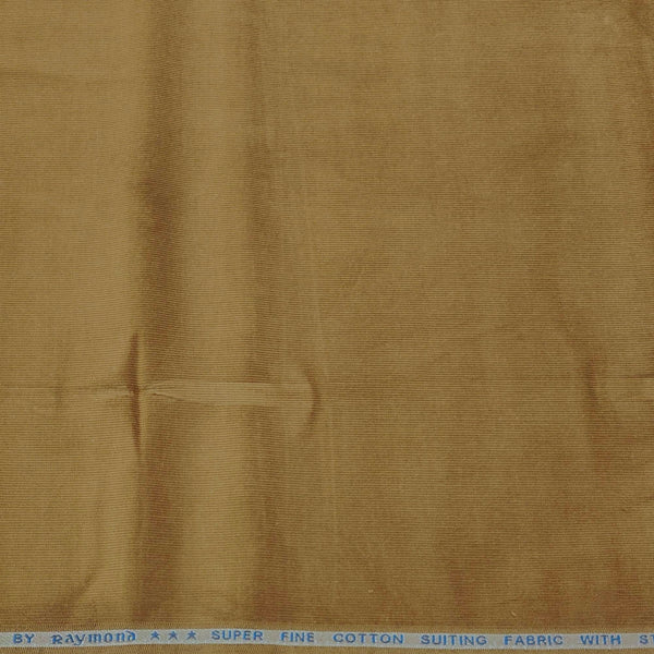 Courdray Raymond Pure Cotton stretchable Trouser Fabric Colour Honey Gold