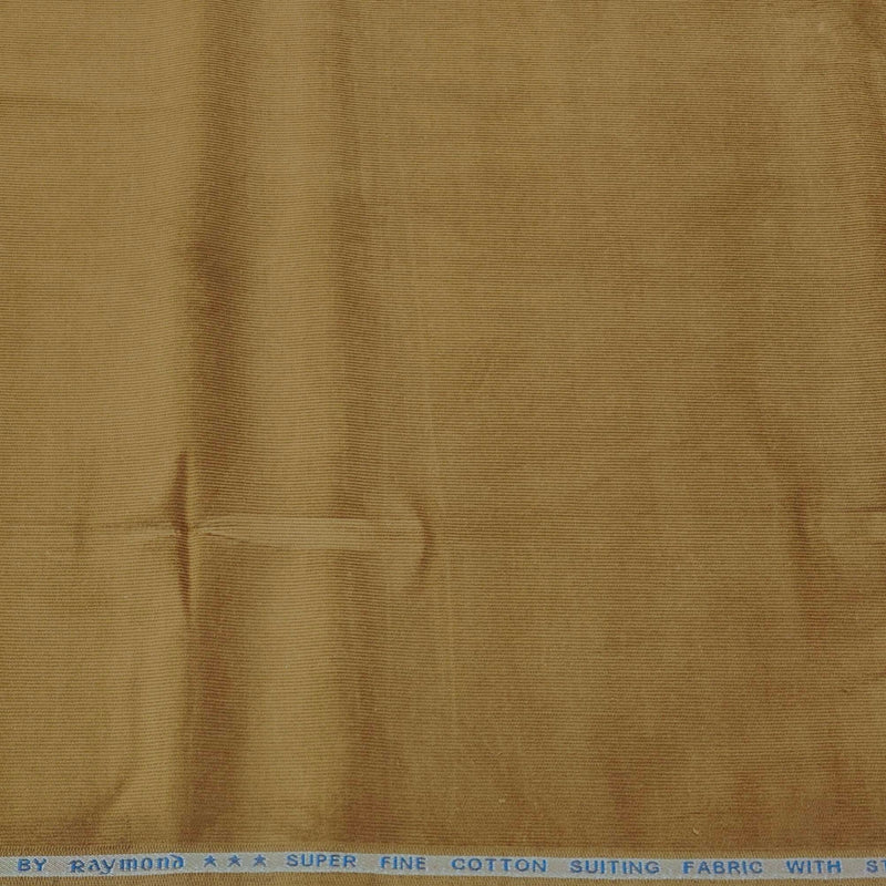 Courdray Raymond Pure Cotton stretchable Trouser Fabric Colour Honey Gold