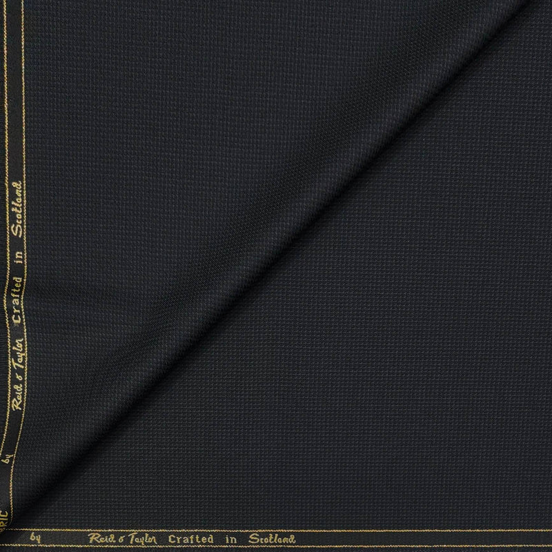 Trouser Fabric Reid & Taylor Super 130s Count 70% Wool Dotted Color Blackish Grey