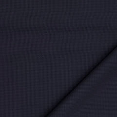 Trouser Fabric Reid & Taylor Super 130s Count 70%Wool Dotted Color Dark Blue