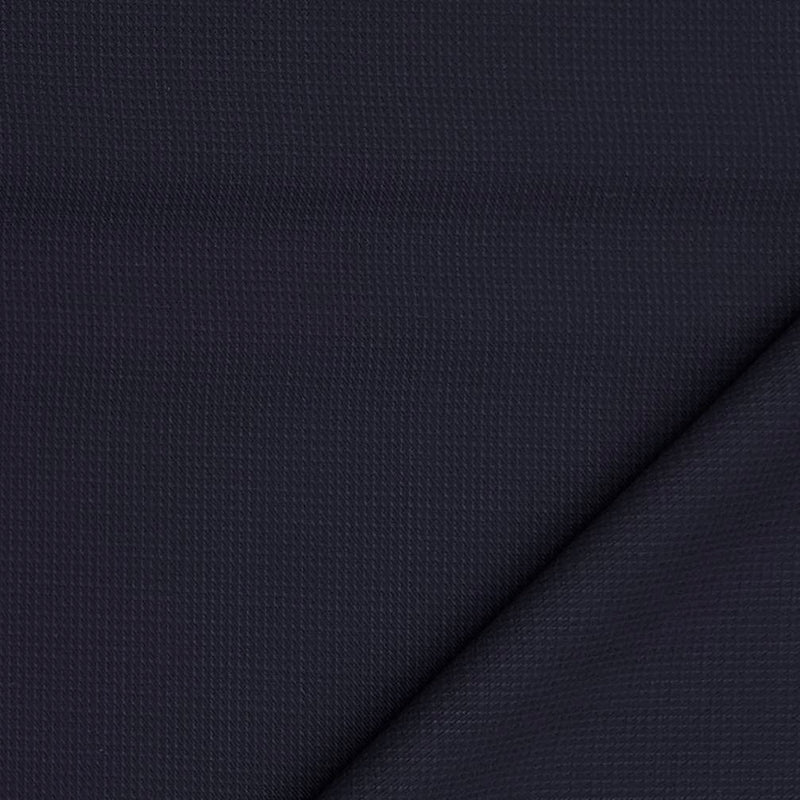 Trouser Fabric Reid & Taylor Super 130s Count 70%Wool Dotted Color Dark Blue