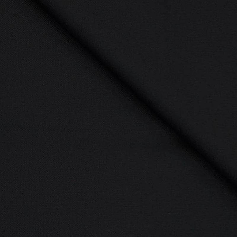 Trouser Fabric Reid & Taylor Super 140s Count 70%Wool Plain Color Black