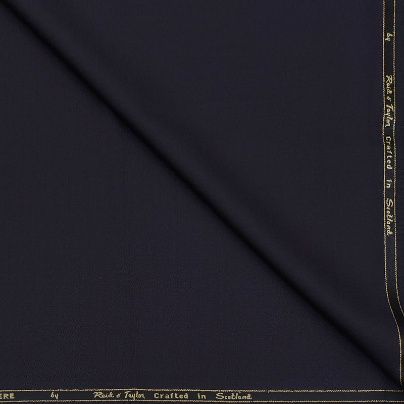 Trouser Fabric Reid & Taylor Super 140s Count 70%Wool Plain Color Wine