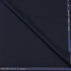 Trouser Fabric Reid & Taylor Super 140s Count 70%Wool Lining Color Dark Blue
