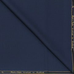 Trouser Fabric Reid & Taylor Super 140s Count 70% Wool Slub Color Space Blue
