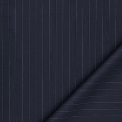 Trouser Fabric Canetti Italy Luxury 100s Wool Blended Lining Colour Midnight Blue