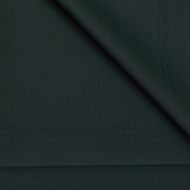 Trouser Fabric Canetti Italy Luxury 100s Wool Blended Plain Colour Kaitoke Green