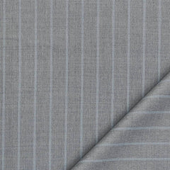 Trouser Fabric Canetti Italy Luxury 100s Wool Blended Broad Lining Colour Grandma Grey