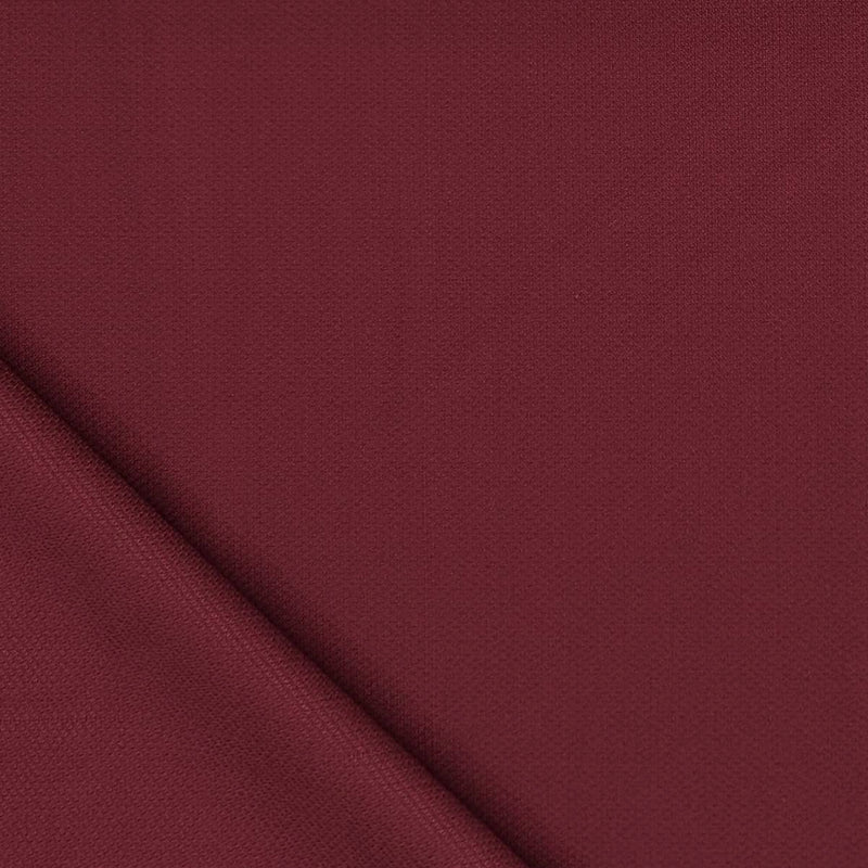 Trouser Fabric Canetti Italy Luxury 90s Wool Blended Textured Colour Garnet Red