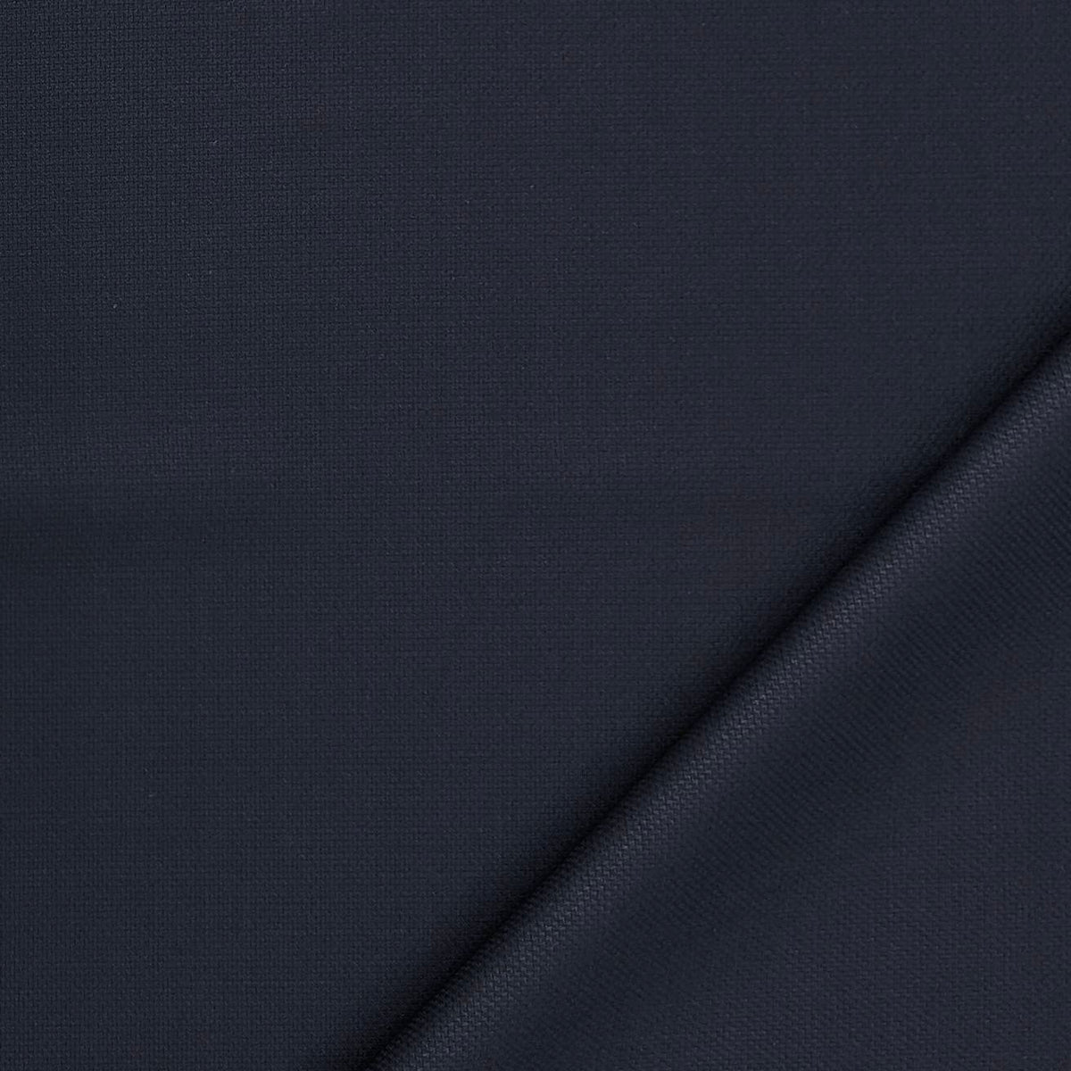 Trouser Fabric Canetti Italy Luxury 100s Wool Blended Textured Colour Dark Blue