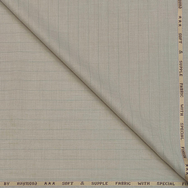 Trouser Fabric Raymond Poly Viscose Broad Lining Colour Light Brown