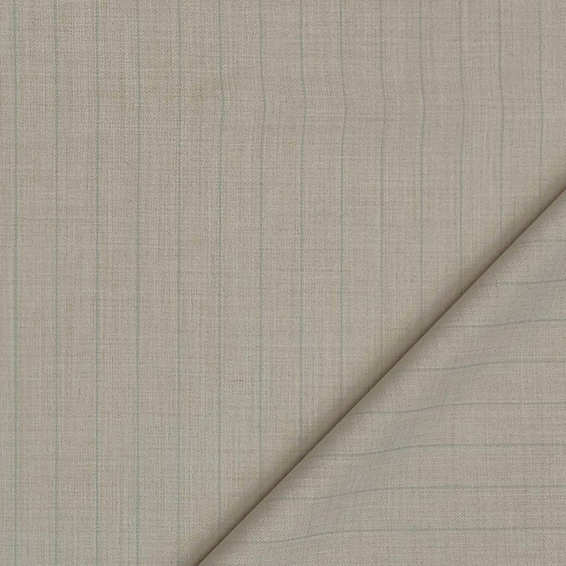 Trouser Fabric Raymond Poly Viscose Broad Lining Colour Light Brown