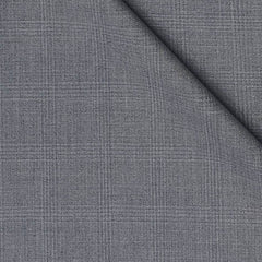 Trouser Fabric Raymond Poly Viscose Mild Check Colour Grandma Grey