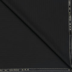 Trouser Fabric Raymond Poly Viscose Lining Colour Black