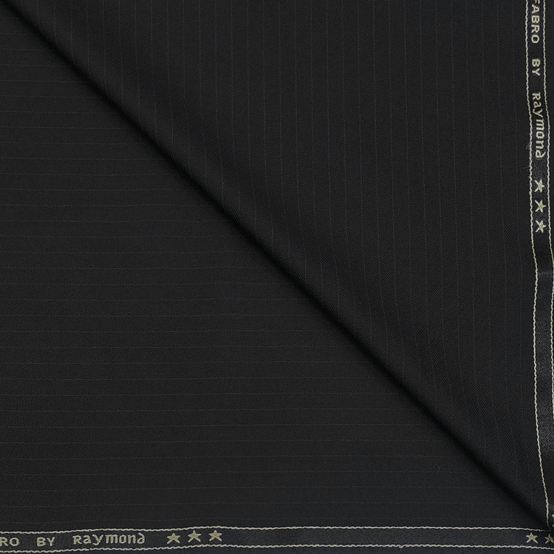 Trouser Fabric Raymond Poly Viscose Lining Colour Black