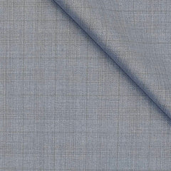 Trouser Fabric Raymond Poly Viscose Broad Mix Check Colour Silver