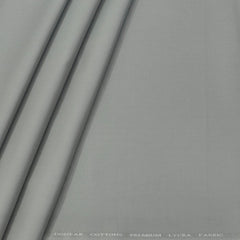 Trouser Fabric Donear Pure Cotton Textured Colour Grey