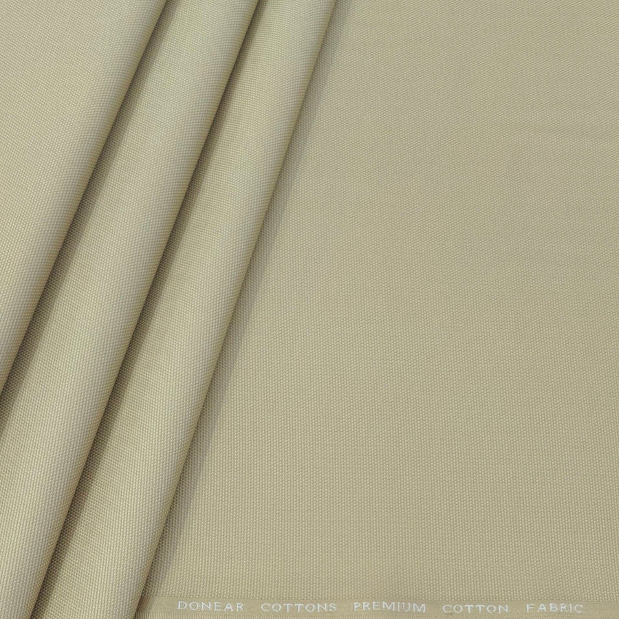 Trouser Fabric Donear Pure Cotton Textured Colour Light Brown