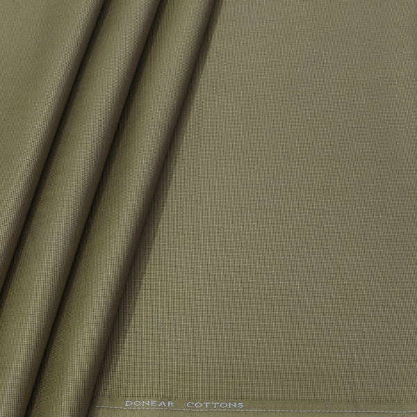 Trouser Fabric Donear Pure Cotton Textured Colour Tan Brown