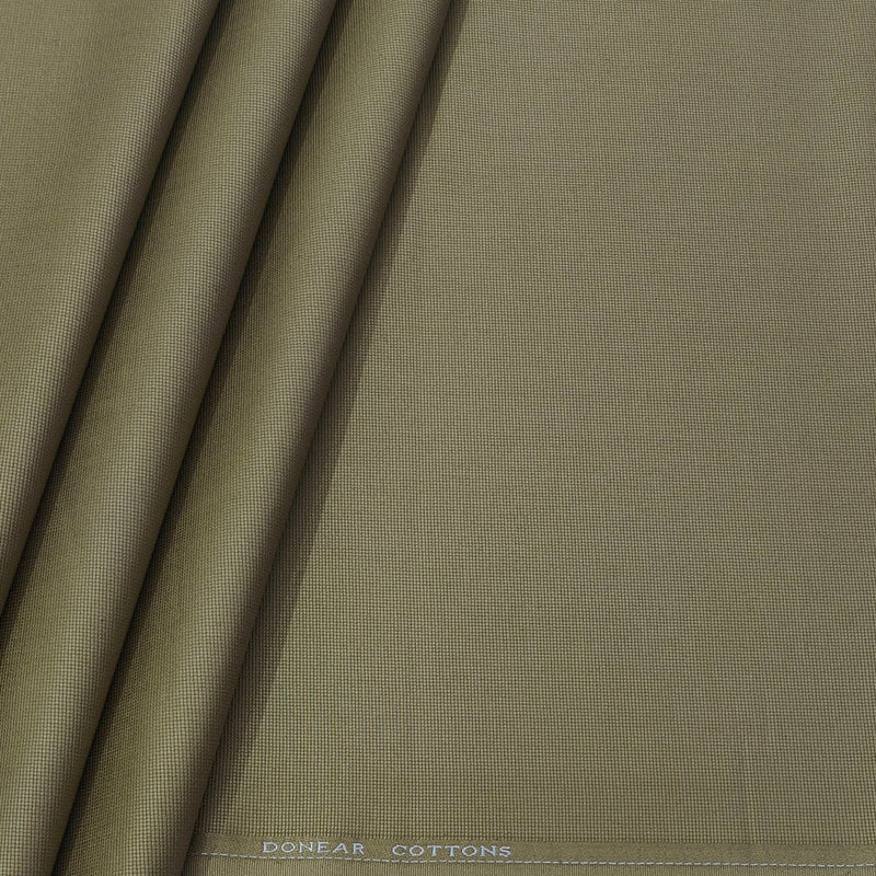 Trouser Fabric Donear Pure Cotton Textured Colour Tan Brown