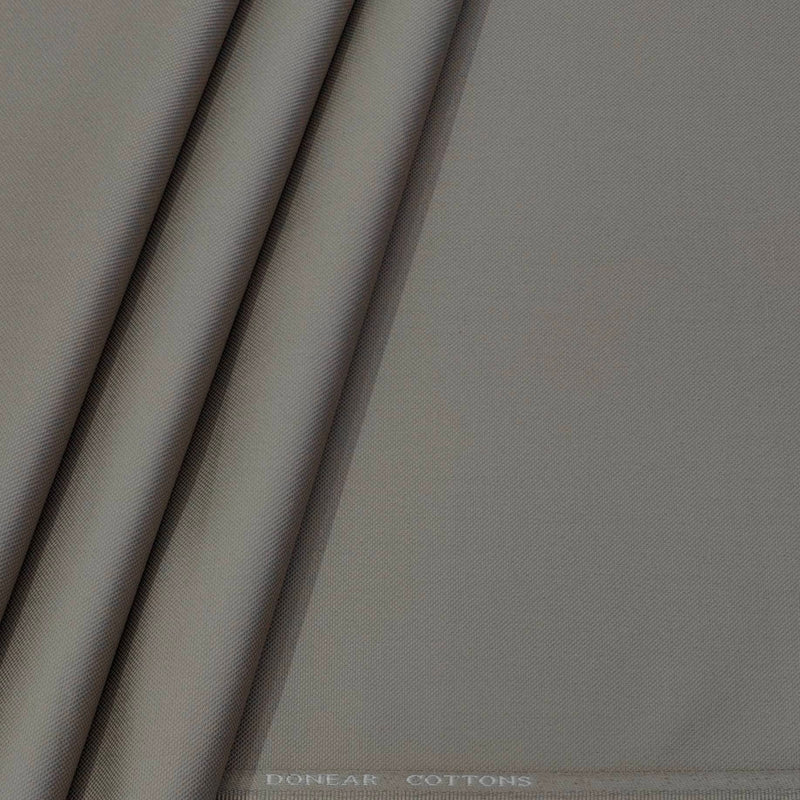 Trouser Fabric Donear Pure Cotton Lycra Textured Colour Dusty Brown