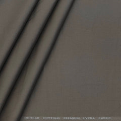 Trouser Fabric Donear Pure Cotton Textured Colour Espresso Brown