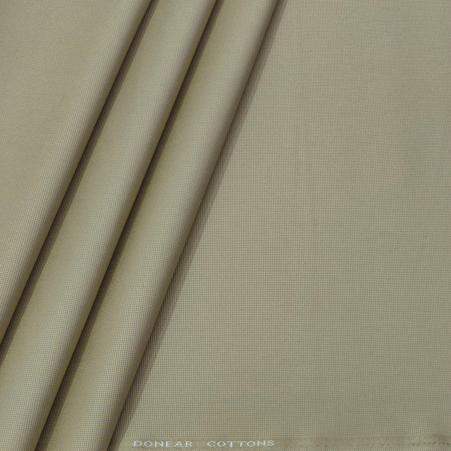 Trouser Fabri Donear Pure Cotton Textured Colour Brown
