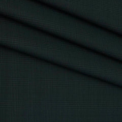 Trouser Fabric Donear 4Way Lycra Premium Mild Check Colour Jungle Green