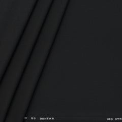 Trouser Fabric Donear 4Way Lycra Premium Plain Colour Black