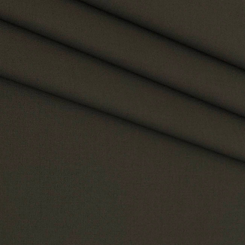 Trouser Fabric Donear 4Way Lycra Premium Plain Colour Cedar Brown
