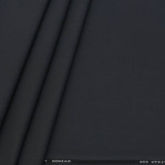 Trouser Fabric Donear 4Way Lycra Premium Plain Colour Dark Grey