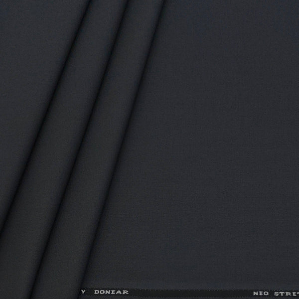 Trouser Fabric Donear 4Way Lycra Premium Plain Colour Dark Grey