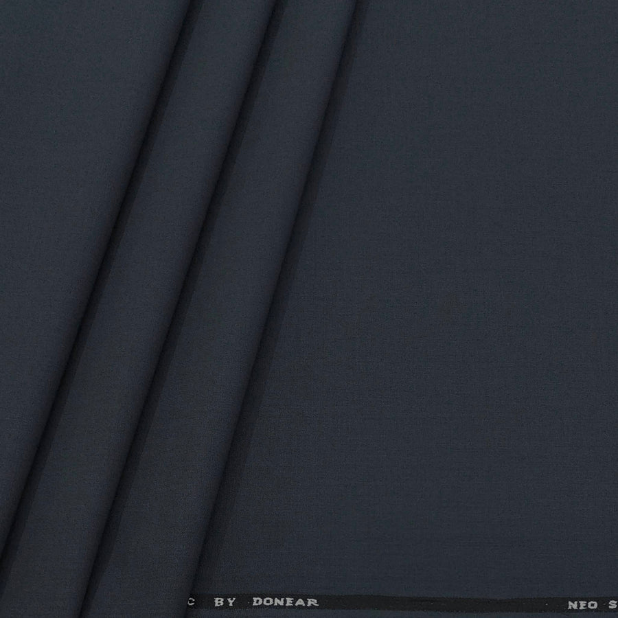 Trouser Fabric Donear 4Way Stretchable Premium Plain Colour Lava Grey