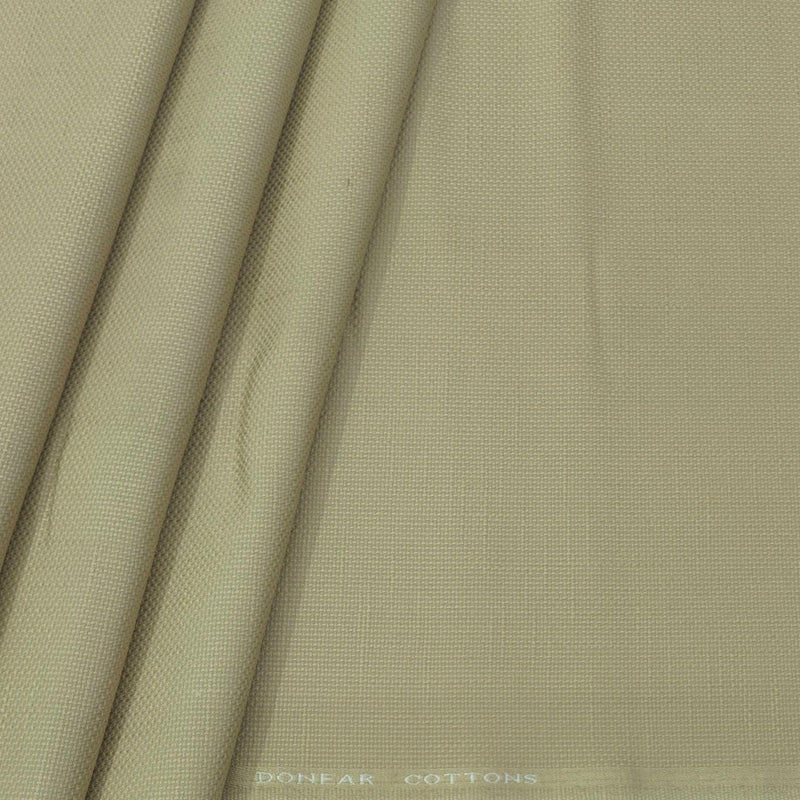 Trouser Fabric Donear Pure Cotton Lycra Textured Colour Dark Beeswax Brown