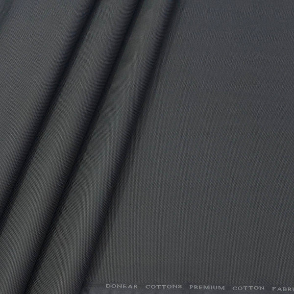 Trouser Fabric Donear Pure Cotton Textured Colour Lava Grey