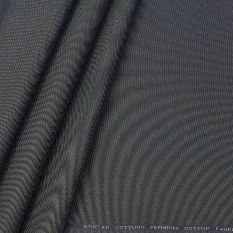 Trouser Fabric Donear Pure Cotton Textured Colour Lava Grey