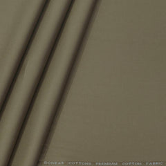 Trouser Fabri Donear Pure Cotton Textured Colour Tan Brown