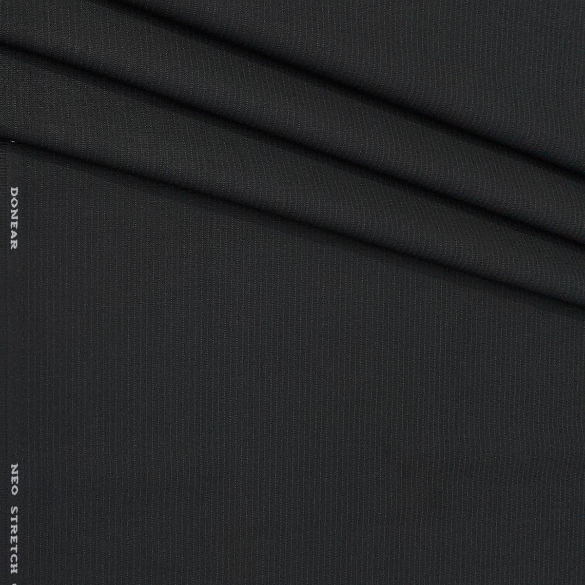 Trouser Fabric Donear 4Way Stretchable Premium Pin Lining Color Black