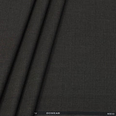 Trouser Fabric Donear 4Way Lycra Premium Broad Check Colour Brunette Brown