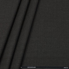 Trouser Fabric Donear 4Way Lycra Premium Broad Check Colour Brunette Brown