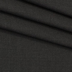 Trouser Fabric Donear 4Way Lycra Premium Broad Check Colour Dull Black